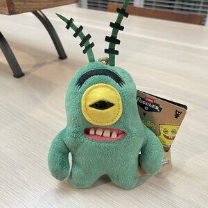 Fuggler SpongeBob Squarepants PLANKTON 5" Keyring Keychain Brand New With Tag